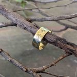 Brass Dandelion Ring (S)