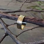 Brass Dandelion Ring (Size w)