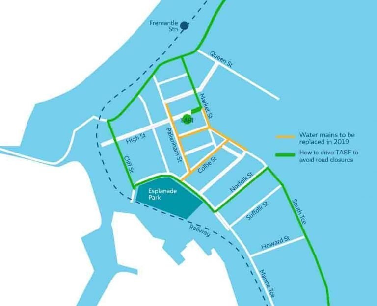pipe work road closures