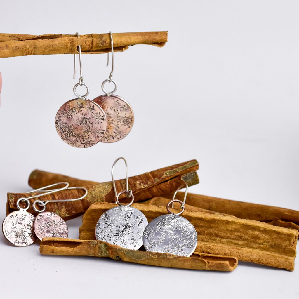 Rem Jewellery Dandelion Flower Earrings