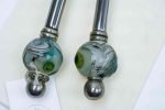 Cindy Wright -08 Salad Server Set close up of glass