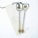 Cindy Wright Salad Server Set Earthy Cindy Wright Salad Server Set