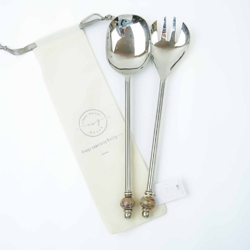 Cindy Wright Salad Server Set