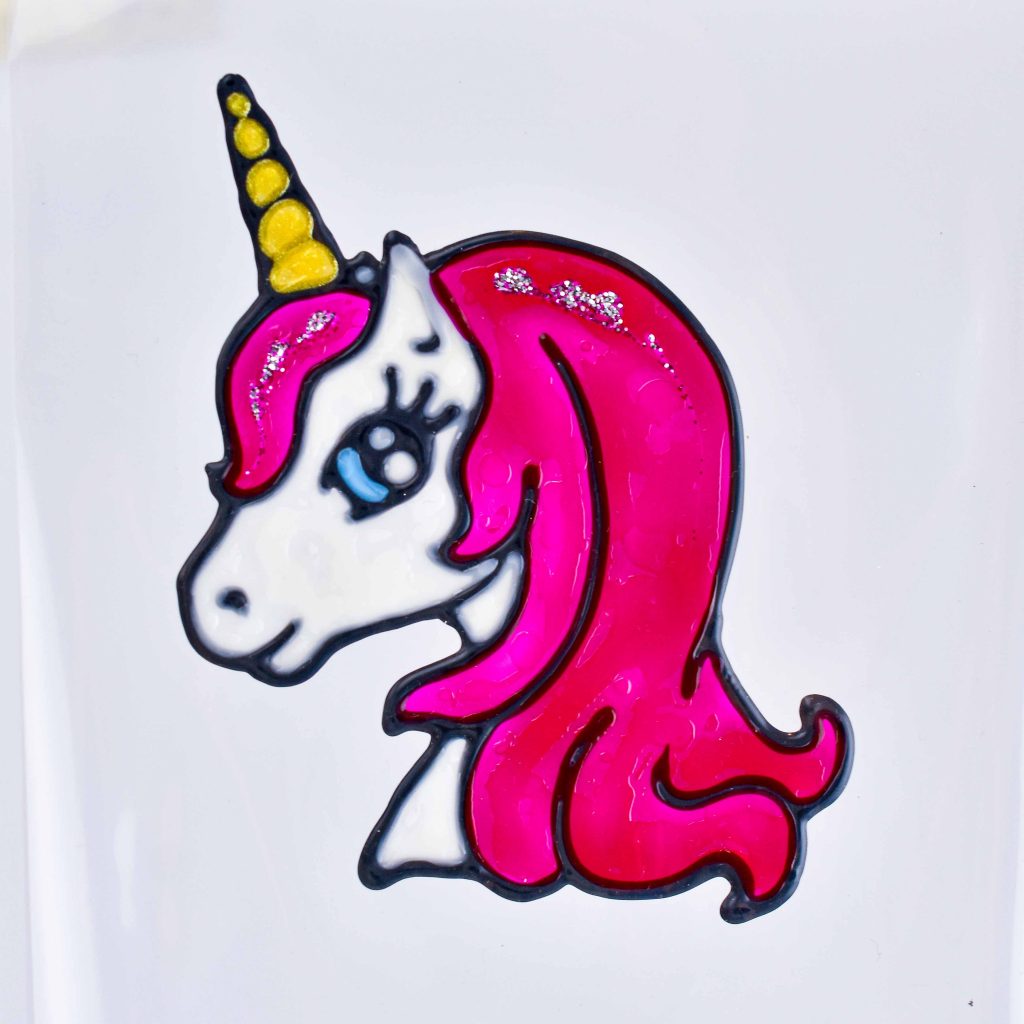 Leadlight Sticker 'Unicorn'