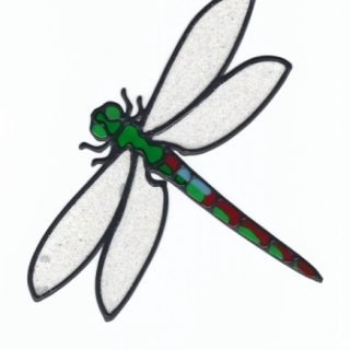 Leadlight Sticker 'Dragonfly''