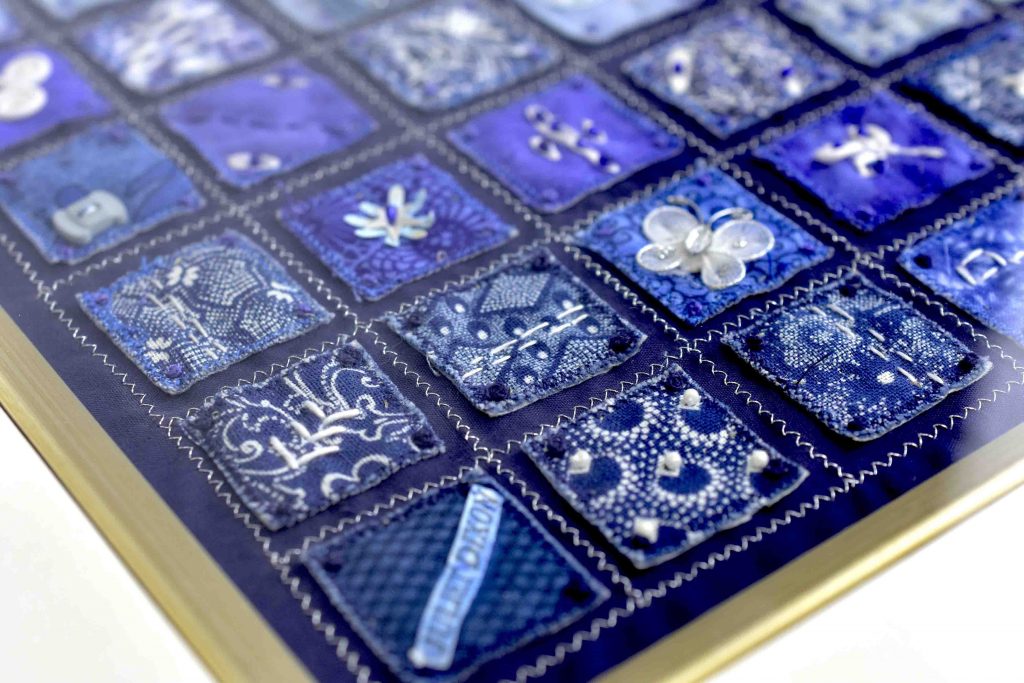 Blue Inches Textile