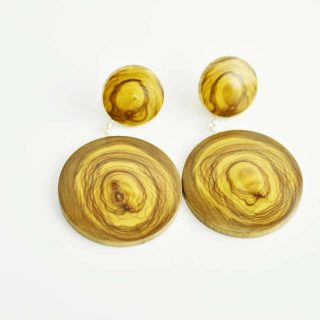 Olive Timber Earrings