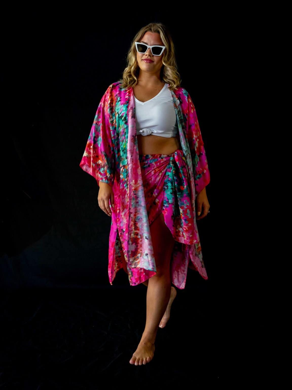pink lake kaftan pink lake kaftan