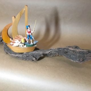 Assemblage Sculpture 'At Sea'
