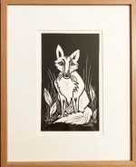 Original Linocut Print 'Fox' Original Linocut Print 'Fox'