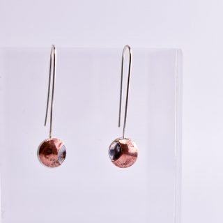 Small Bronze Eclipse Earrings