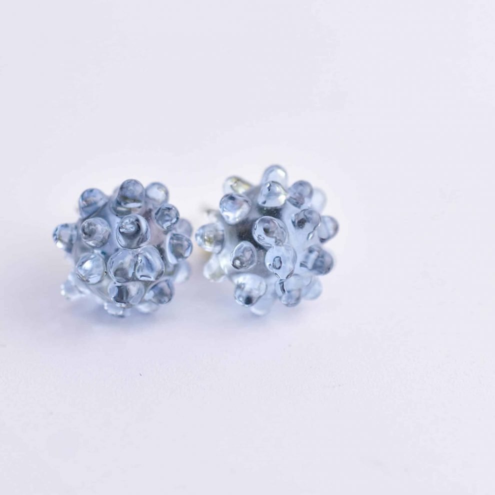 Glass Stud Earrings