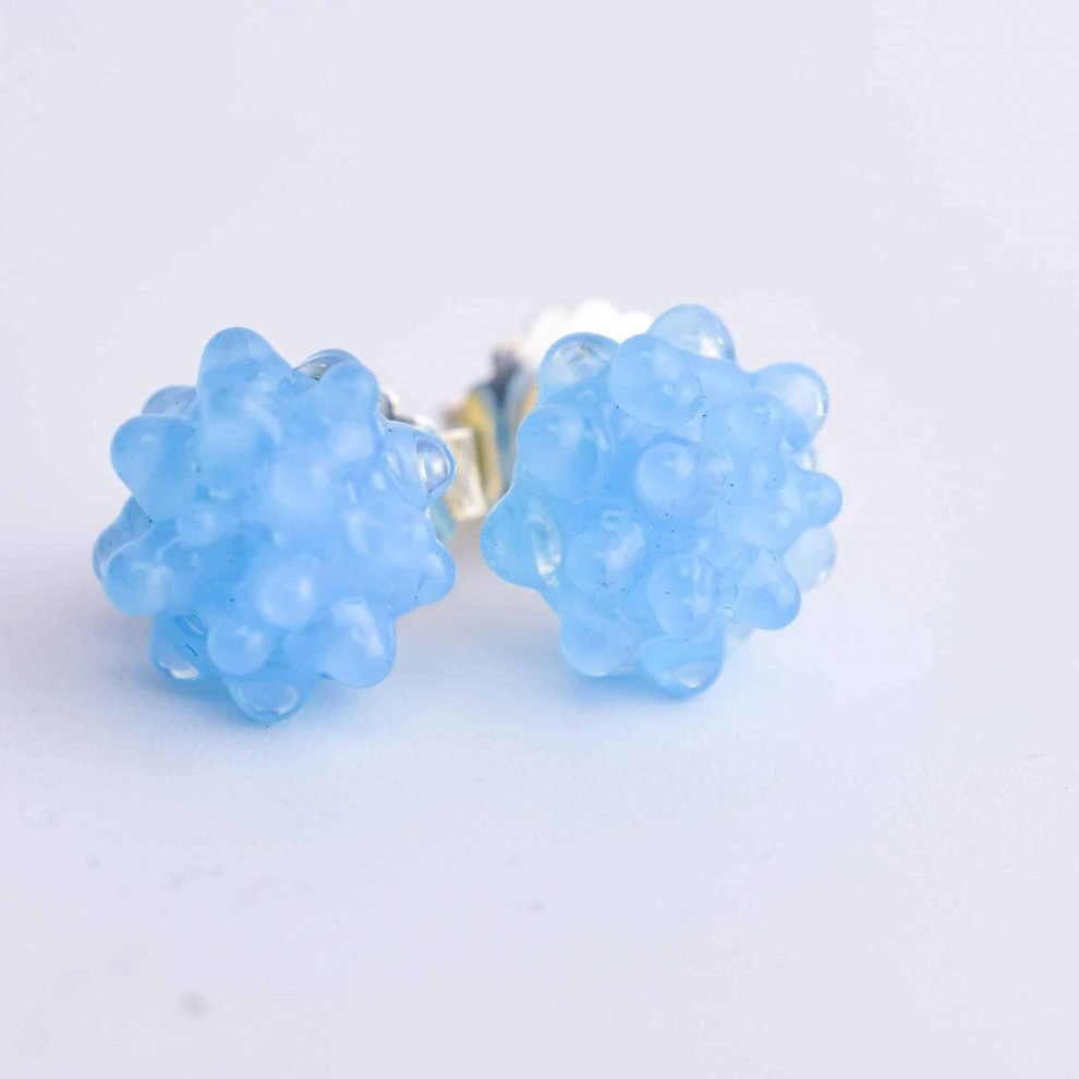 Glass Stud Earrings