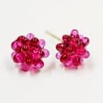 Glass Stud Earrings (2)
