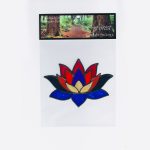 Lotus Flower Leadlight Sticker