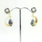 Moon Landing 1 - 18 carat gold Tahitian pearls Eitan Friedman Fremantle Artisan Jeweller