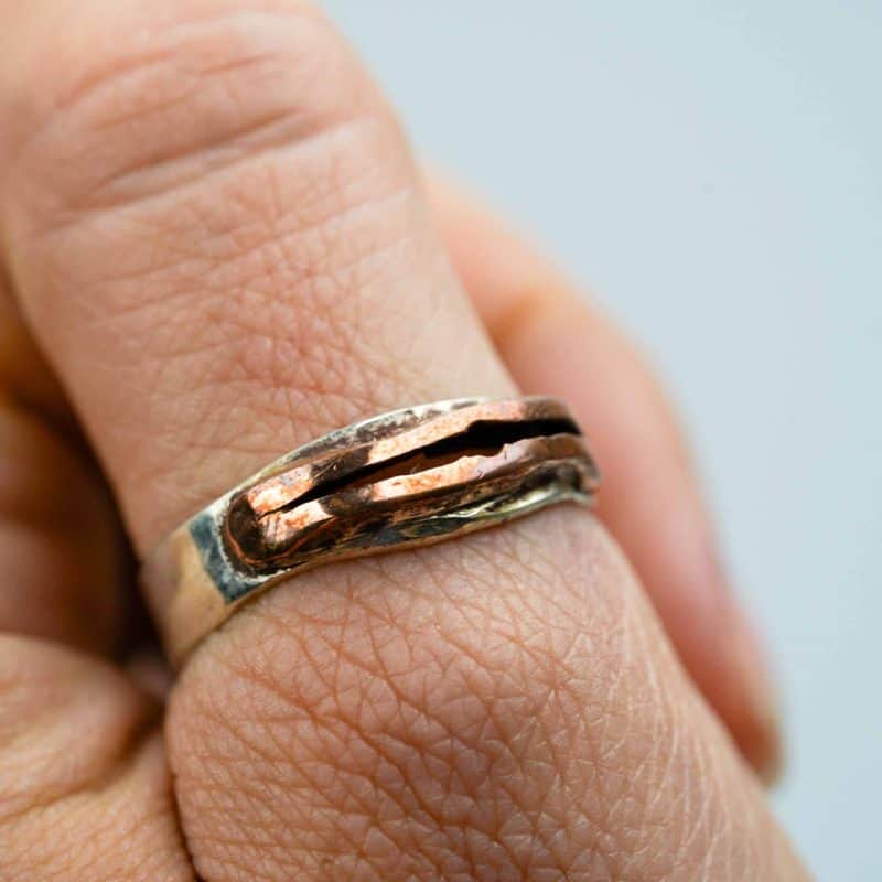 Renegade - Sterling Silver and Copper (2) Eitan Friedman Fremantle Artisan Jeweller