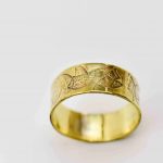 Leaf Brass Ring (1) REM Jewellery Fremantle WA