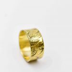 Leaf Brass Ring (4) REM Jewellery Fremantle WA