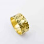 Leaf Brass Ring (5) REM Jewellery Fremantle WA