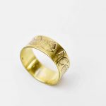 Leaf Brass Ring (6) REM Jewellery Fremantle WA