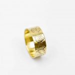 Leaf Brass Ring (7) REM Jewellery Fremantle WA