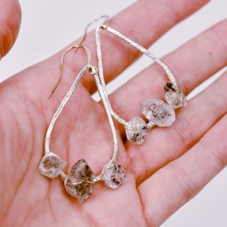 New York Herkimer Diamond Earrings