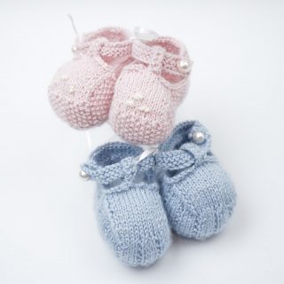 Handknitted Baby Shoes