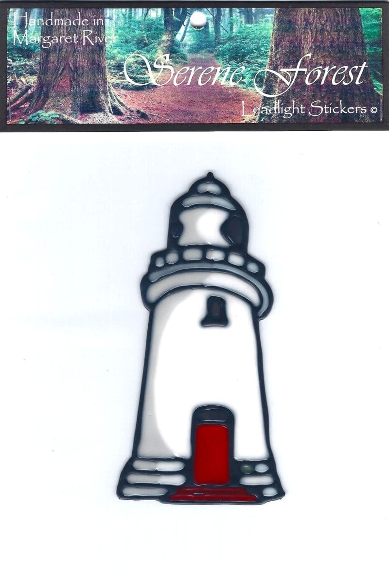 Serene Forest Leadlight Sticker