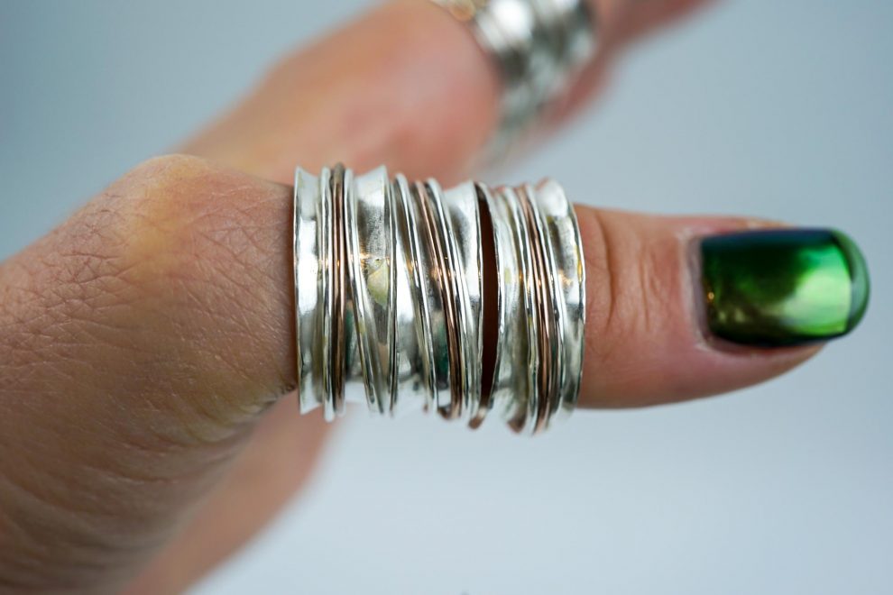 Fiddle Ring (3) Rowena Mitchell Fremantle Jeweller