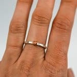 Silver Heart Ring Rough 1