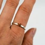 Silver Heart Ring Smooth 1