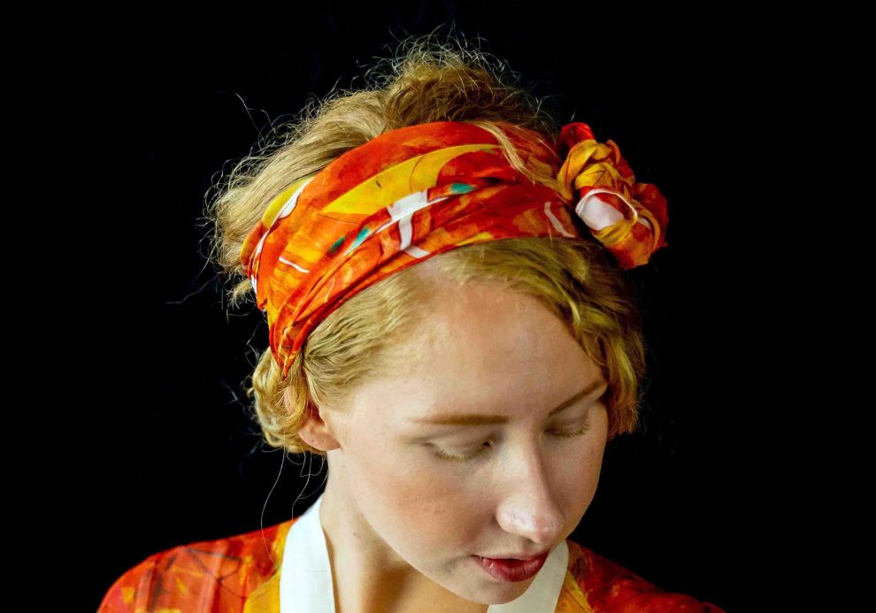 Desert Scarf-wrap (2) Spinel by Jo MC Designs
