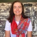 fire & water scarf 01 Spinel by Jo MC Designs