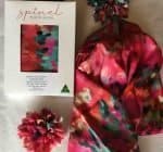 Pink Lake scarf-wrap 01 Spinel by Jo MC Designs