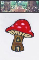 Mushroom Leadlight Sticker