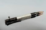 Hand forged hammered silver Rifle Bolt ball point Pen 04 Artisan Silver - Boyd Parry Western Australian