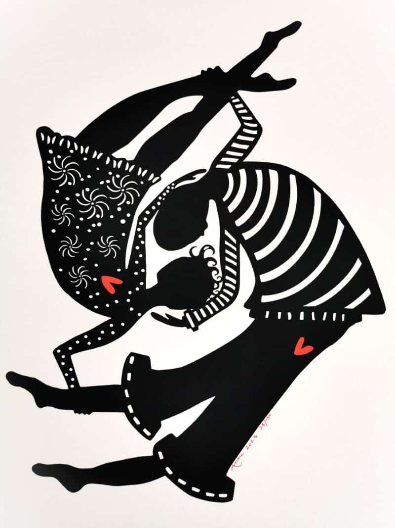 Head over heels Anne Gee Print. Perth WA artist