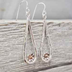 Daisy Teardrop Earrings