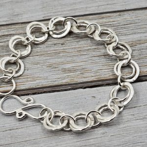 Double Link Silver Bracelet