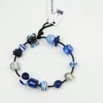 Bracelet with Glass Beads in Blue (2)
