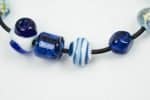 Bracelet with Glass Beads in Blue (3)