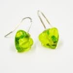 Heart Shaped Glass Drop Earrings (3)
