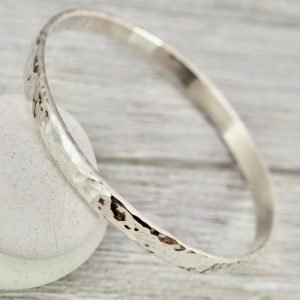 Heavy Wide Silver Bangle