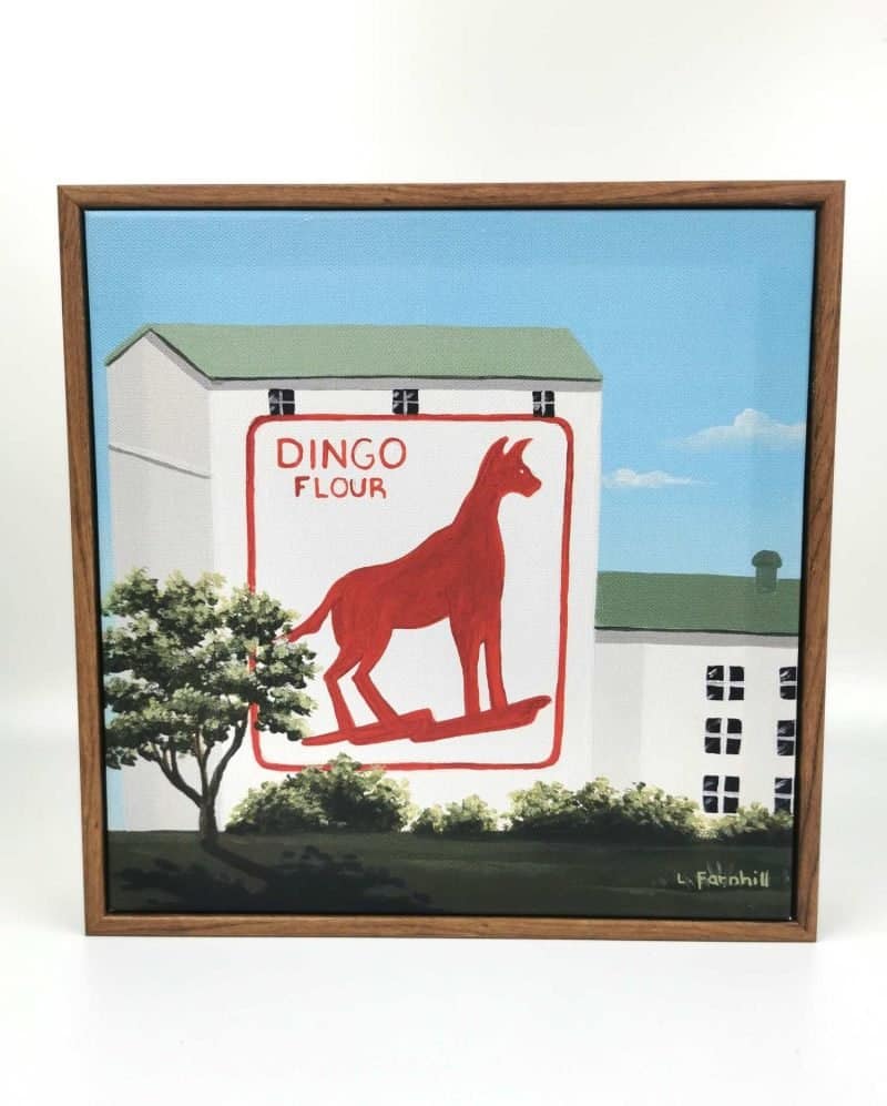 Dingo Flour Mill Painting by Laura Farnhill Perth Artist