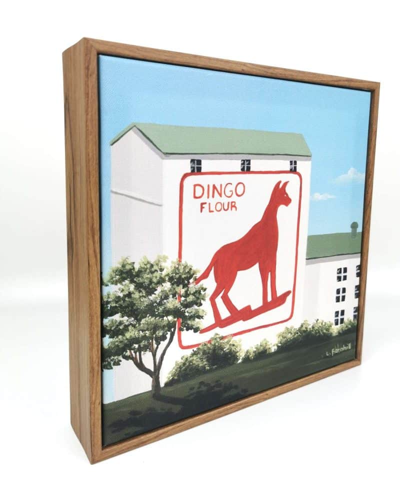 Dingo Flour Mill Painting by Laura Farnhill Perth Artist
