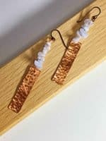 Blue Lace Copper Dangle 2 resized Rachel Bell Western Australian Artist