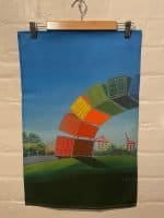 The Rainbow Shipping container-Fremantle Tea Towel