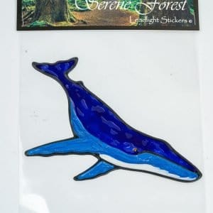 Whale Leadlight Sticker