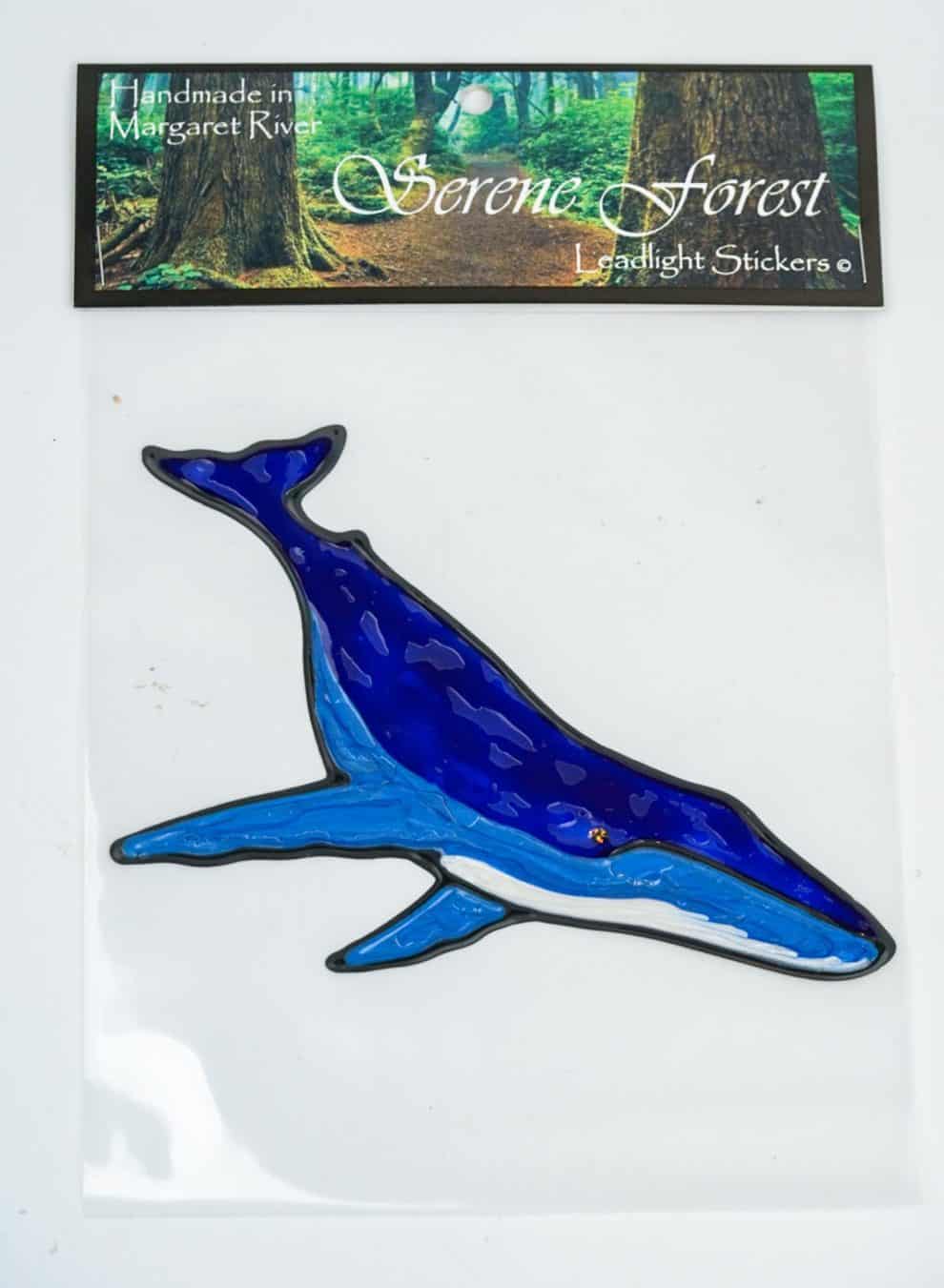 Whale Leadlight Sticker (2)